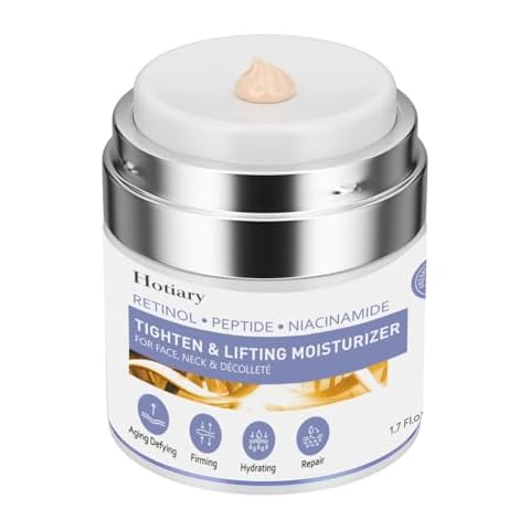 Hotiary Advanced Neck Firming Cream, Tighten & Lift Moisturizer for Face Neck Chest, Anti-aging Neck Creams for Sagging, Christmas Thanksgiving Gift for Women (Retinol Peptide Niacinamide, 1.7 fl oz) Cover