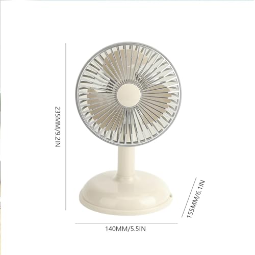Ventilateur de table silencieux et petit ventilateur 2 vitesses