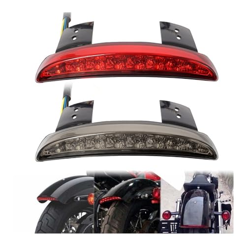 Feu arrière de moto à LED rouge garde-boue Sportster résistant aux vibrations