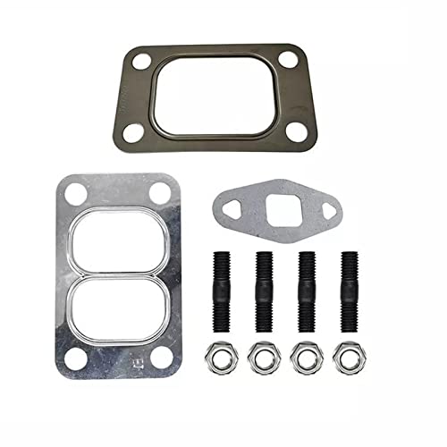 Seapple Turbo Mounting Studs Bolts Gasket Set 3818823 3818824 3919369 Compatible With 2003-2006 Dodge Cummins 5.9L