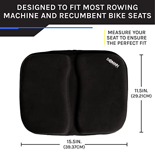 image for Domain Cycling Bike Seat Cushion for Recumbent Bike - Pad Gel Exercise