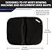 Domain Cycling Bike Seat Cushion for Recumbent Bike - Pad Gel Exercise Bike Seat Cover for Recumbent Bike Seat, Stationary Spin Bicycle Seat, Women and Men, 39.37 x 29.21 cm