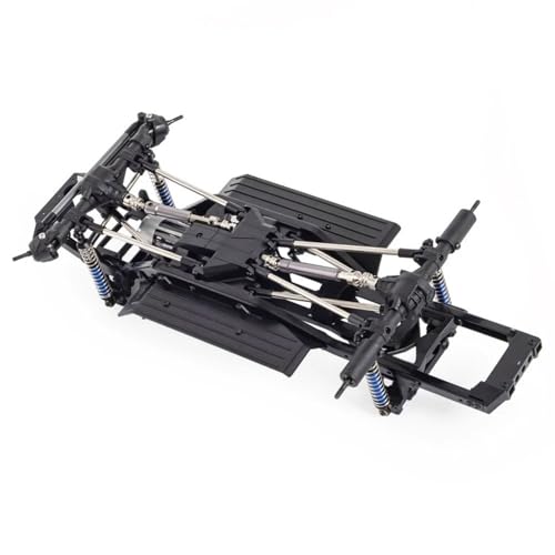 RXZIXYL 313mm Wheelbase RC Crawler Chassis Frame Builders Kit with 2-Speed Transmission 35T 550 Motor for TRX4 D90 DIY Upgrade (Without Wheels)