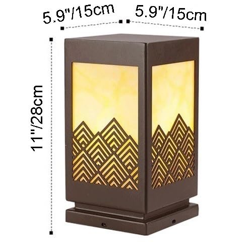 Lampe pour colonne extérieure étanche et éclairage de rue - 7