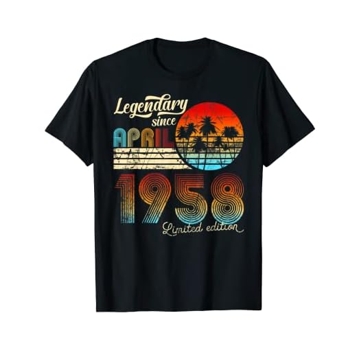 Cumpleaños Legendary Since abril de 1957 Regalo. Camiseta