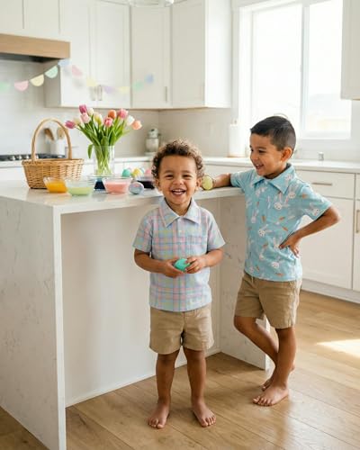 Image of Unique Baby Moisture Wicking Kids Polo Shirts for Toddler Boys Polo Shirt