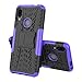 Produktbild Xiaomi Fälle Reifen textur TPU + pc stoßfest Telefon case for xiaomi redmi Note 7, mit Halter Xiaomi Fälle (Farbe : Lila)