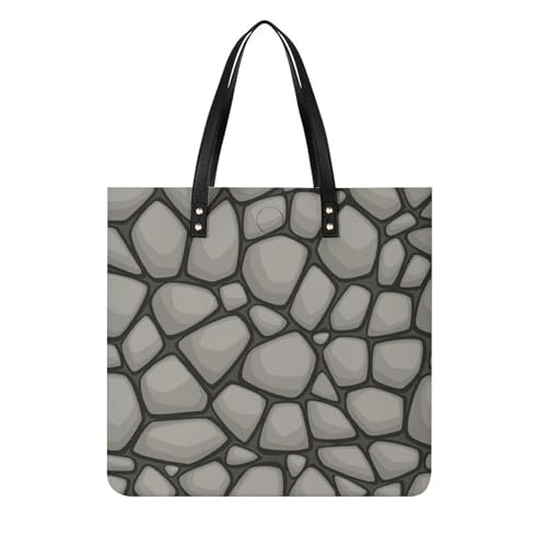Tote bag de voyage pierre grise grand sac à main shopper pour femmes actives