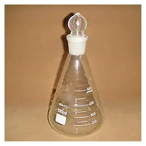Fiole conique de 500 ml à joint 24/29 pour distillation et chimie