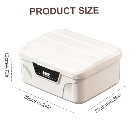 Boîte de verrouillage de médecine à code avec partition pour documents - 4