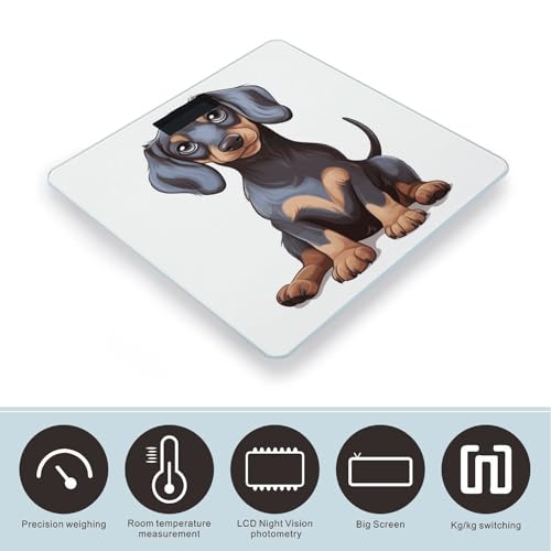 Báscula Digital para Baño con Pantalla LCD Grande miniatura 3