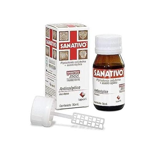Sanativo Antisséptico Tradicional 30ml Com Palheta 2 Unidades