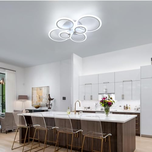 Plafonnier LED télécommande fini la lumière agressive dans le salon