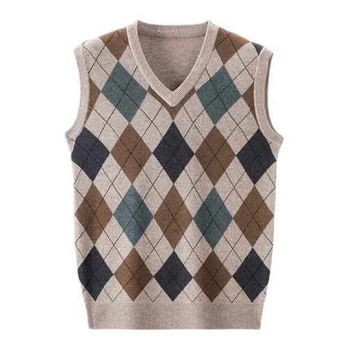 Men Designer Pullover Sweater V Neck Knit Vest Men Wool Sleeveless Clothing3