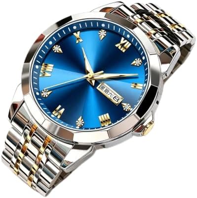 Men's Mechanical Watch with Large Dial No Battery