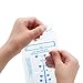 Unimom 60 Breast Milk Storage Bags - Self Standing, Freezer Safe, Leak Proof Zip Top Closure, Pre Sterilized, BPA Free, Marked Measurements – 7oz – by Unimom