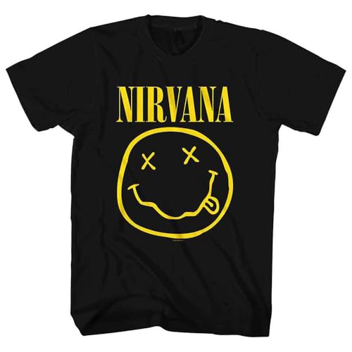 Nirvana Yellow Grunge Face T Shirt XXL