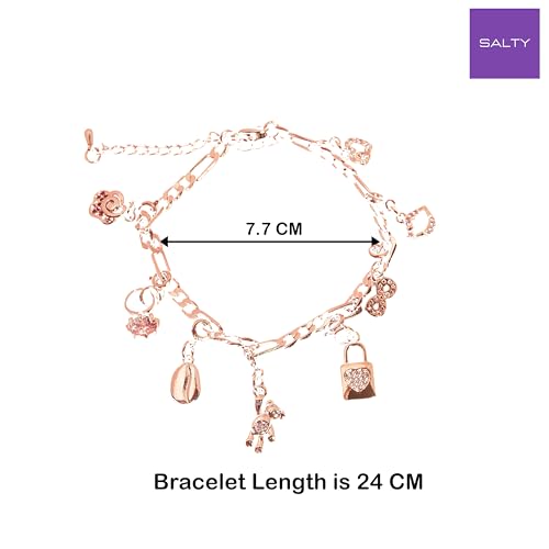 Image of SALTY Anti Tarnish Bracelet for Women | Fancy Bracelet | Jewellery Gifts | Hand Band | Fashion Accessories for Girls | Minimal Jewelry Design | Gift for Rakhi | Gift for Diwali, Christmas, Marriage, Birthday