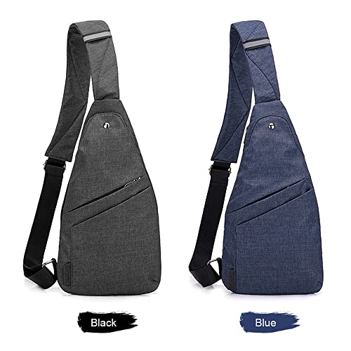 Mibee Bolsa masculina bolsa tipo estilingue bolsa crossbody mochila de ombro único bolsa de viagem à