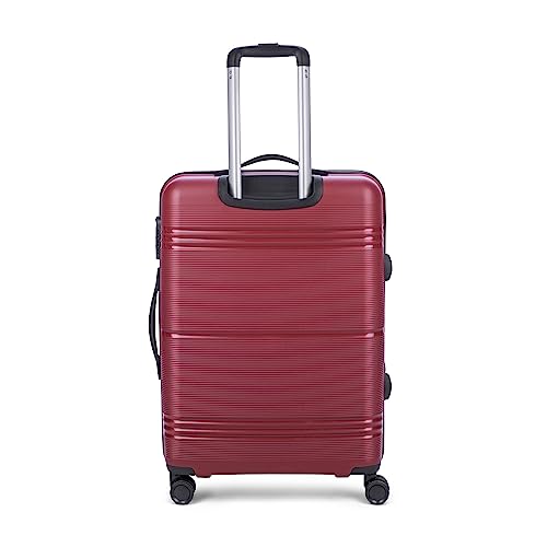 Skybags-Paratrip-Medium-Size-Hard-Luggage-67-cm-Polypropylene-Luggage-Trolley-with-8-Wheels-and-Anti-Theft-Zipper-Maroon-Unisex