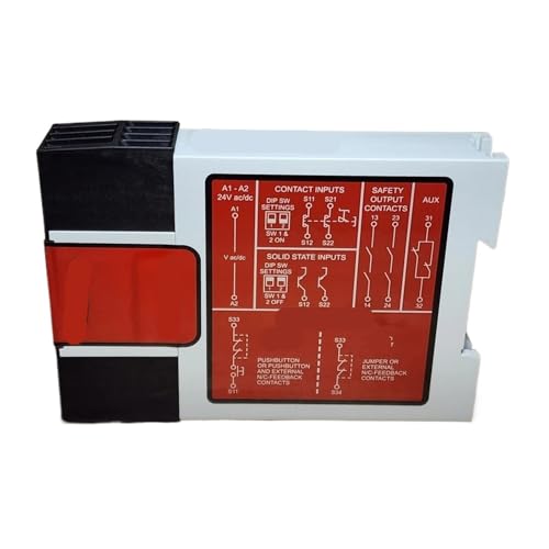 Relais de sécurité UM-FA-11A module de surveillance 24V rail DIN