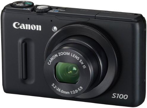 Canon デジタルカメラ PowerShot S100 ブラック PSS100(BK) 1210万画素 広角24mm 光学5倍ズーム 3.0型TFT液晶カラーモニター