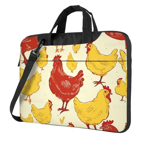 Bolsa Elegante para Laptop con Correa Negra miniatura 1