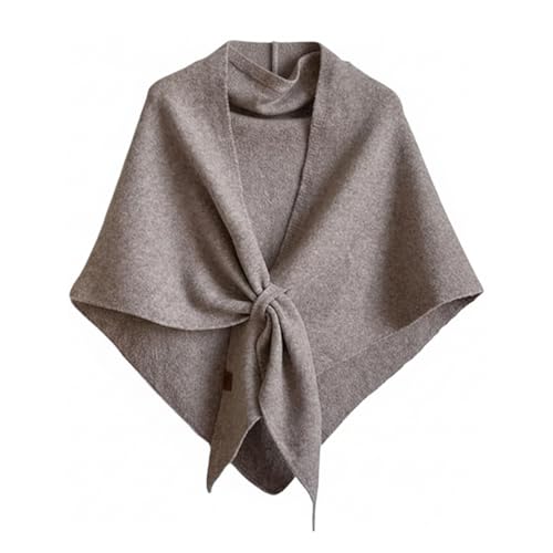 Women's Solid Color Wool Blend Shawl Pashmina Shawl Wraps Knitted Shawls Triangle Shawl Scarf
