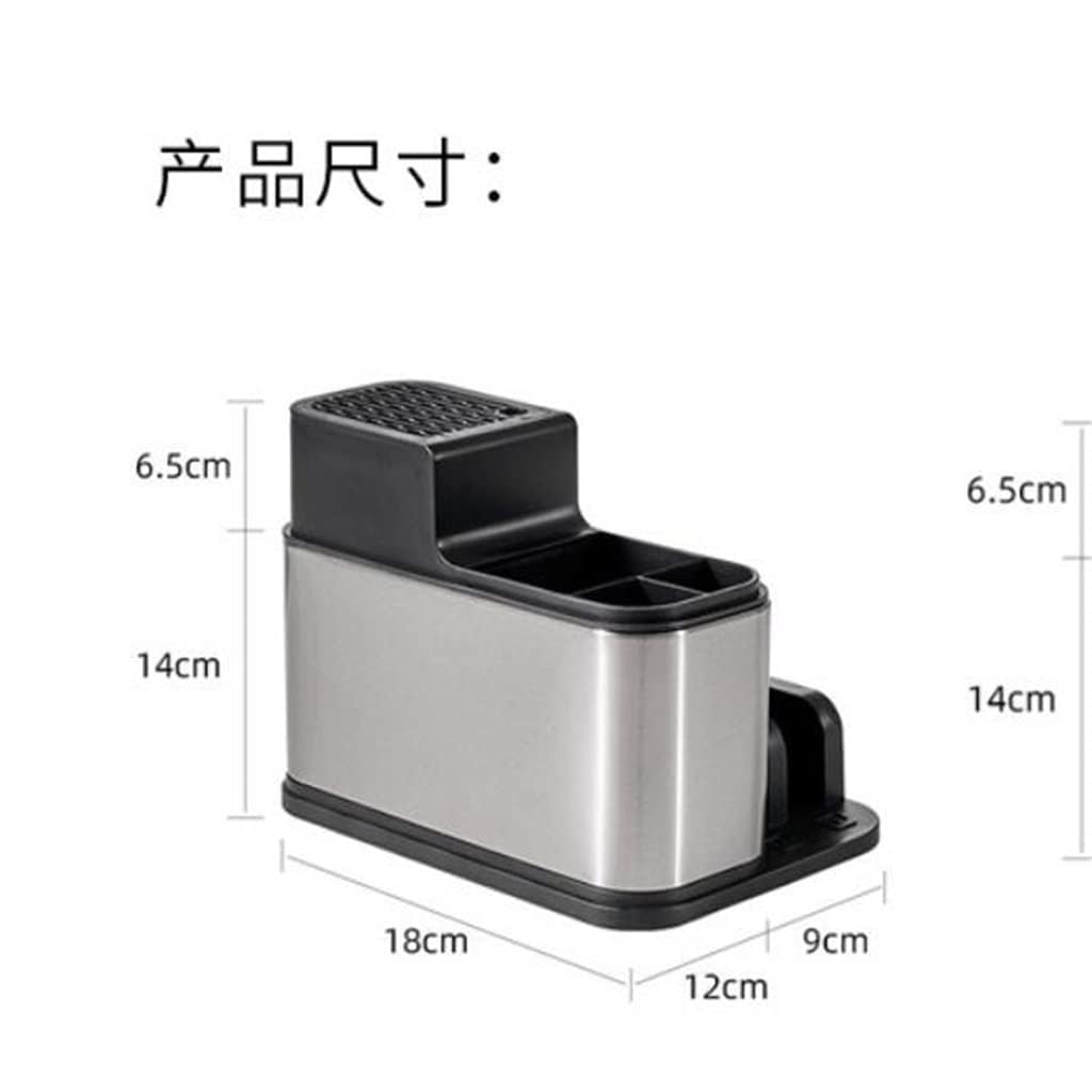 Soporte para tabla de cortar de acero inoxidable, estante de almacenamiento para encimera de cocina sin taladrar para ahorrar espacio