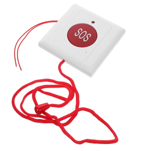 Totority Emergency Call Button for Seniors Boys and Girls Wall Mount Call Button Buzzer Alarm Button Emergency Aid Assistance Device