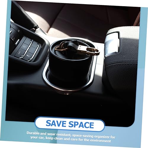Organizador portavasos para carro negro miniatura 6
