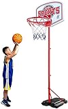 SONGYU-Basketball-Ständer Tragbare Basketballkorb, In-Ground Basketballkorb Mit Höhenverstellbare Rückenbrett Und Design, Vorder Court Tragbarem Basketball-System For Kinder Indoor Outdoor Basketballk