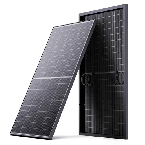 Callsun N-Type 16BB 200W Bifacial Solar Panel, 200 Watt Solar Panel for 12V Battery Systems, 25% High Efficiency, Dual-Module Parallel Anti-Shade Design, for RV Van Marine Home Rooftop Off-Grid