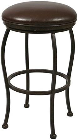 Island Falls Backless Barstool in Autumn Rust (30 in.) by Pastel Furniture