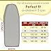 arteneur® - Universal Ironing Board Cover 120 x 40 cm for Ironing Iron, Ironing Board Cover with Thermal Reflector, Thick Foam Padding and Elastic (L)