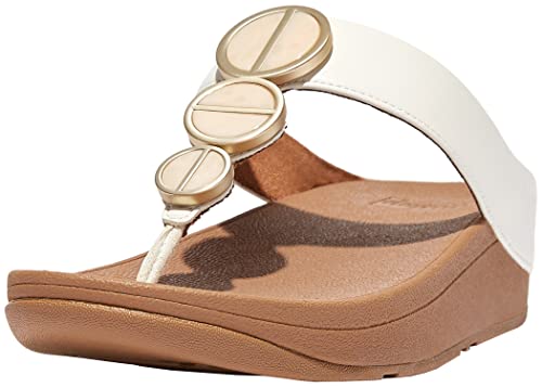 Image of FitFlop Women's LULU Suede Toe-Post Sandals | Lightweight Summer Walking Sandals with Cushioned Comfort, Arch Support & Grip