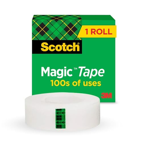 Scotch Magic Tape, Invisible, Home Office Supplies and Back to School Supplies for College and Classrooms, 1 Roll - image 1