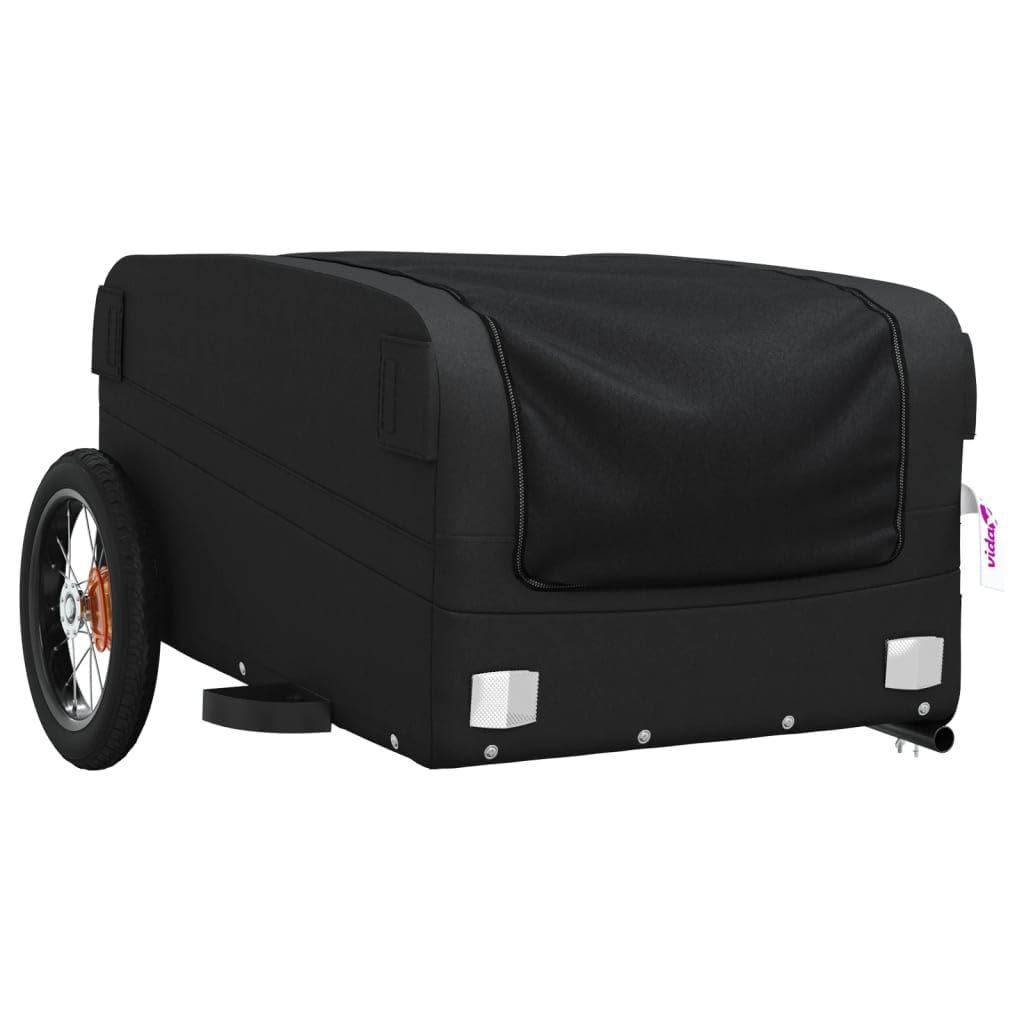 Remolque de Carga para Bicicleta Hierro Negro 30 kg, Remolque Bici Perro, Remolque Bicicleta De Carga - 94038