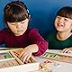 Melissa & Doug 12940 Spielbretter mit Symbolen und Buchstaben aus Holz zum Erkennen und Buchstabieren (58 Teile)