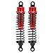 Dilwe 2 pièces 1/10 échelle métal Amortisseur Amortisseur véhicules pièces de Rechange compatibles avec Accessoire modèle HSP(85 MM)