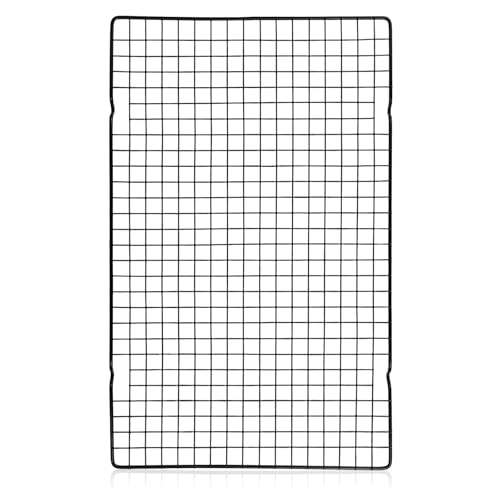 Cooling Racks Baking Rack, Carbon Steel Wire Rack for Roasting, Grilling, Cooking and Drying for Cake/Pizza/Meat, Dishwasher Safe, 40.5 x 25.5 x 1.5 cm
