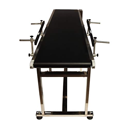 Miniatura 7 de INTSUPERMAI Sistemas de cinta transportadora plana de PVC de velocidad ajustable Transportador de correa de PVC para transporte industrial con doble