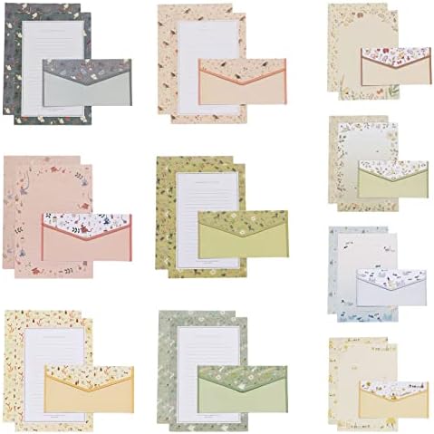 Malblock Din A4 Wildblumen Briefpapier Mit Briefumschläge 25 Sets