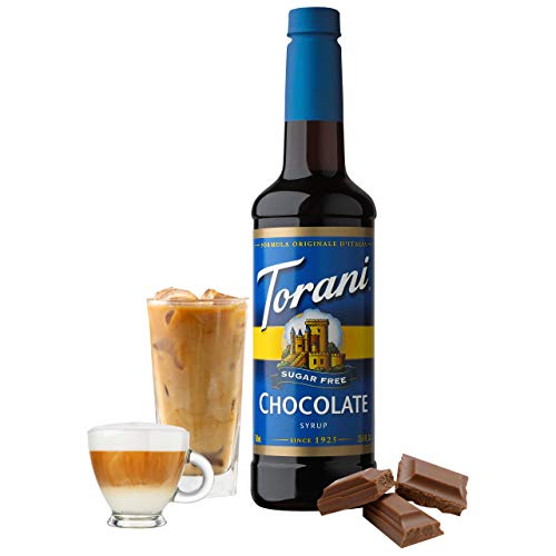 Image of Torani Sugar Free Chocolate Flavored Drink Syrup, 25.4 fl oz (Pack of 4)