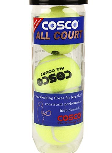 Cosco ARFA Lawn Tennis Ball (Yellow) - Pack of 3 (B06XQ7HL21) Amazon Price History, Amazon Price Tracker