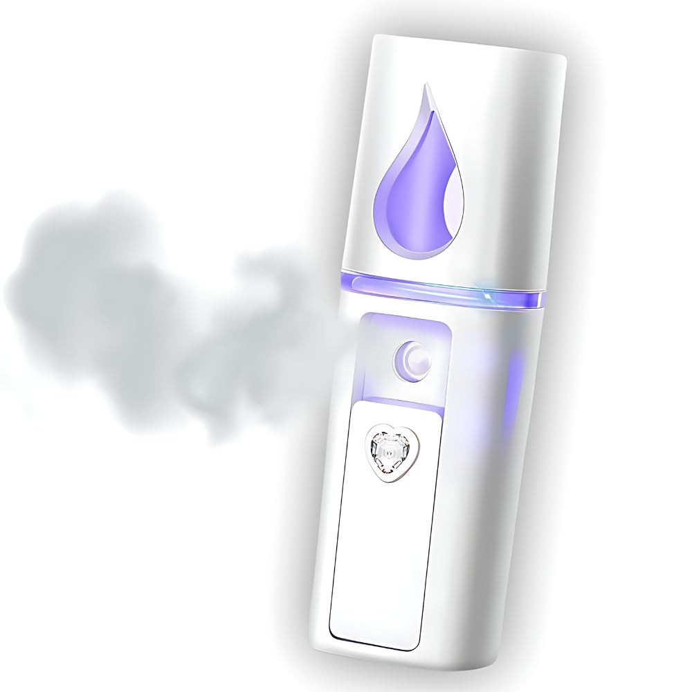 Lapras 𝟏𝟓 𝐘𝐞𝐚𝐫𝐬 𝐆𝐮𝐚𝐫𝐚𝐧𝐭𝐞𝐞 Mini Face Sprayer Machine, 30ml USB Rechargeable Facial for Daily Skincare & Makeup, Handheld Nano Mist Sprayer for Boiled/Mineral Water, Travel Friendly-image-22