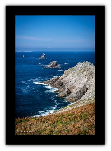 Poster Pointe du Raz - Bretagne (France). Affiches Formats 30x40 cm, 40x60 cm ou 50x70 cm. Impression sur Papier Photo ou alu-dibond. Décoration murale....