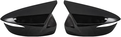 Miniatura 2 de Cubierta del espejo retrovisor lateral Tapa del espejo de la puerta Shell para Mazda CX-3 CX-4 CX-5 Accesorios (Tamaño  1 unidad, negro derecho)