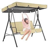 Copertura Per Dondolo Giardino Lwuey - Telo Impermeabile UV, 191x120 Cm, Per Dondolo 3 Posti - Foto 9