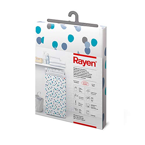 Rayen Telo Coprilavatrice Superiore 45x65x84cm Bianco e Blu - 4